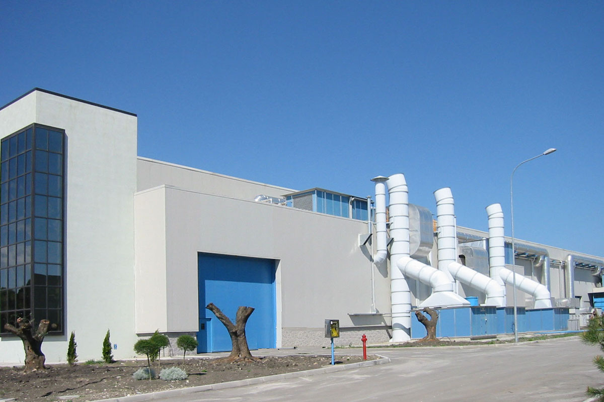 External view  air extraction plant