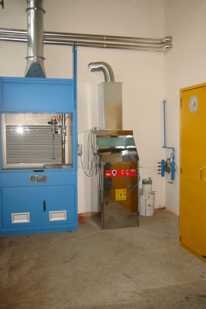 Reparto preparazione vernici