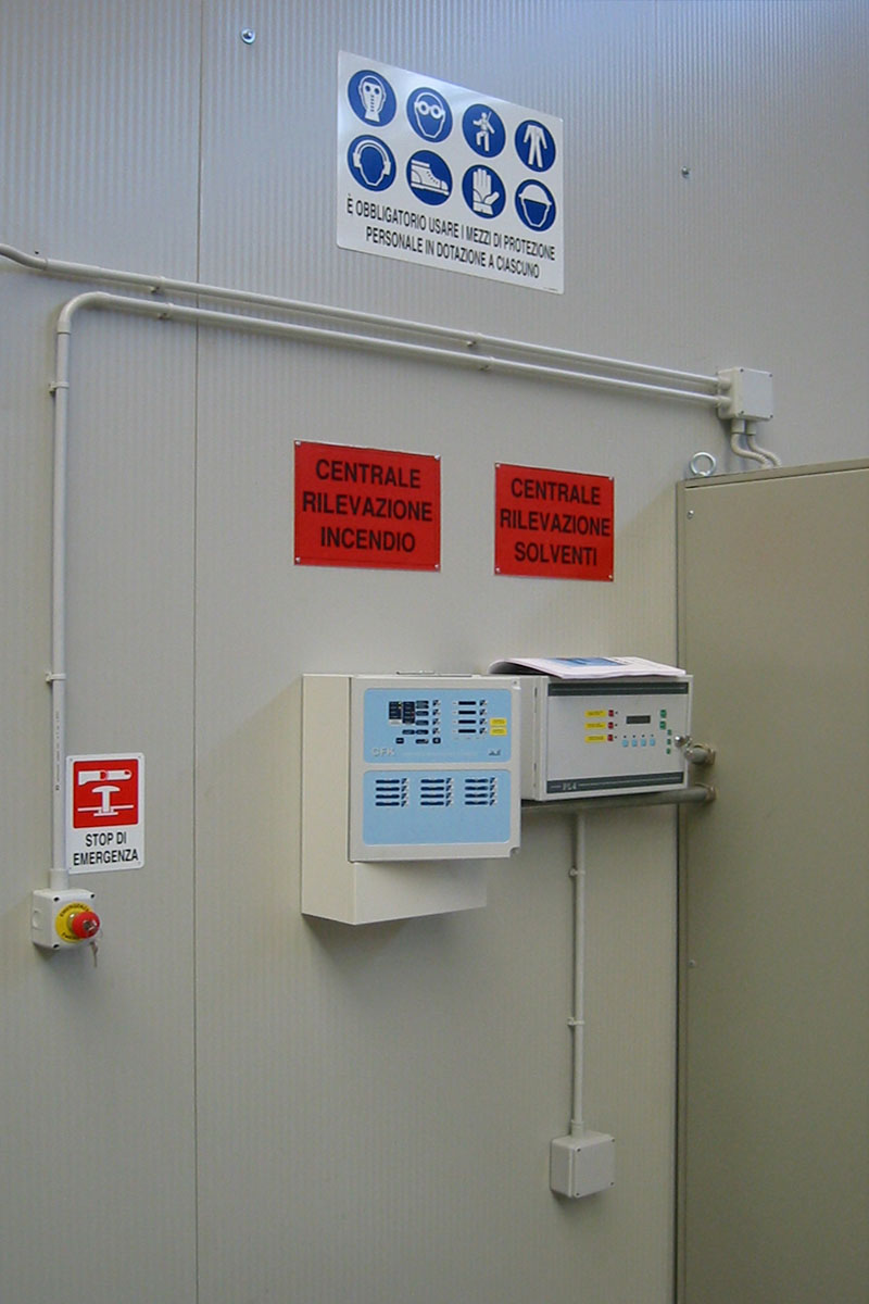 Sistema allarme anticendio