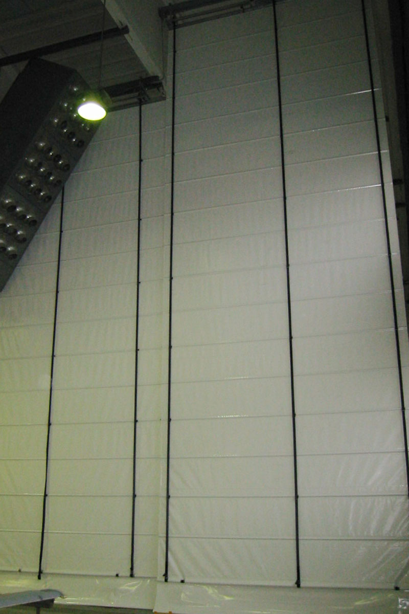 Particolare teli avvolgibili