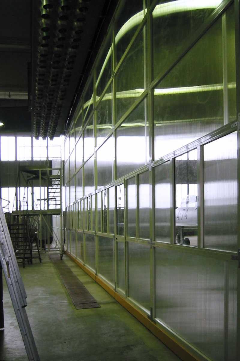 Vista complessiva parete rigida