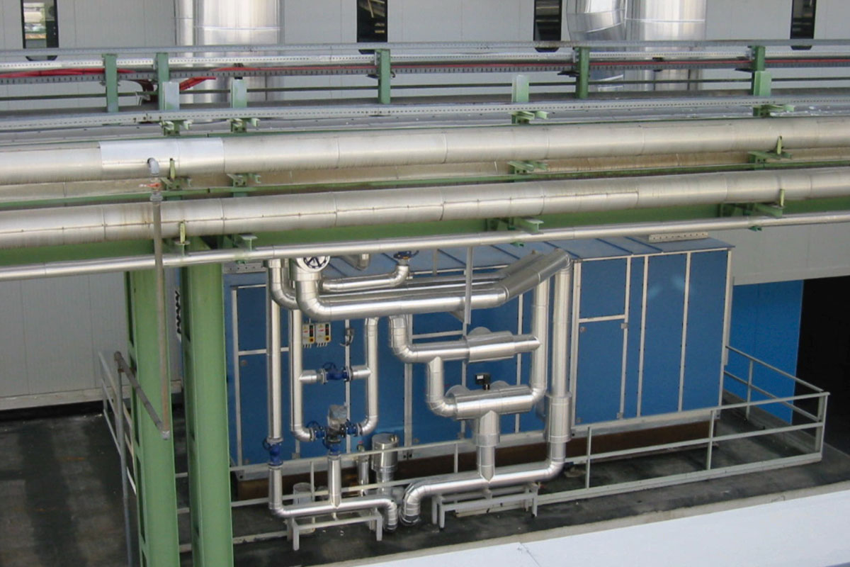 Particolare unità trattamento aria