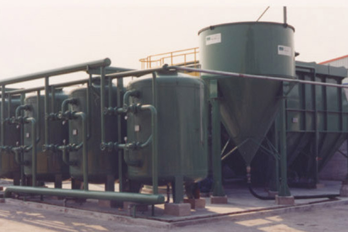 Impianto trattamento da acque di processo industria del pomodoro.