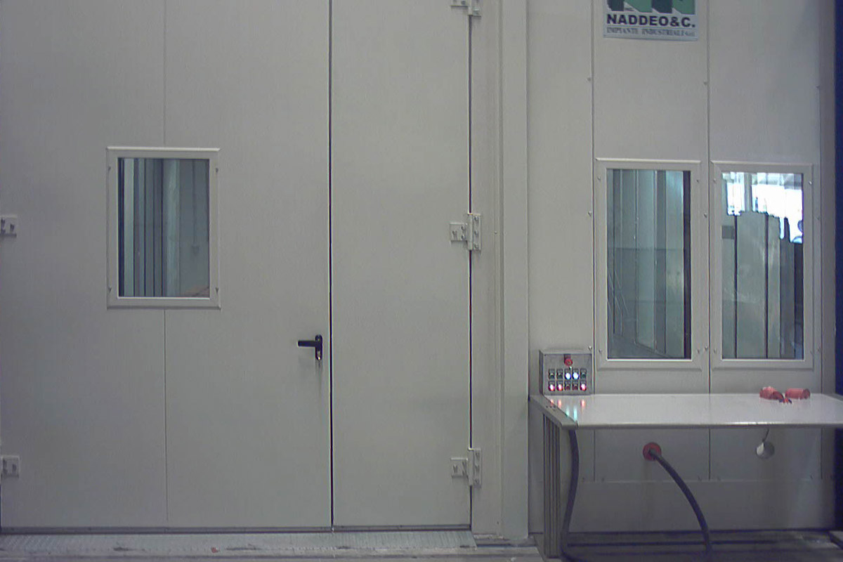 Ingresso cabina e visiva di controllo