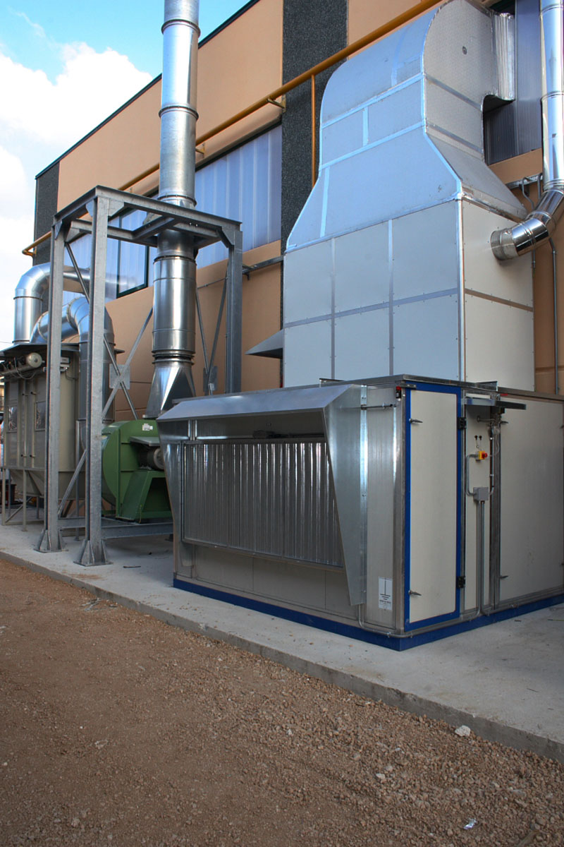 Generatore di calore aria immissione cabina