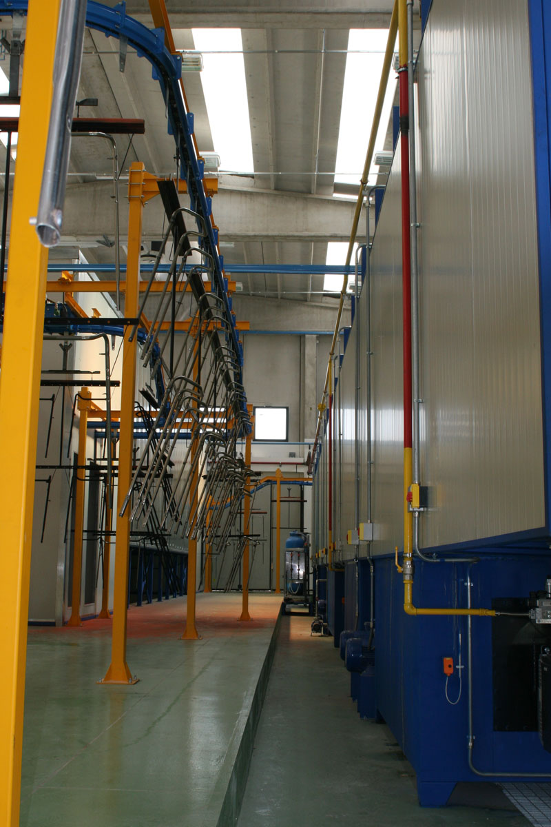 Tunnel a sette stadi per trattamento nanotecnologico