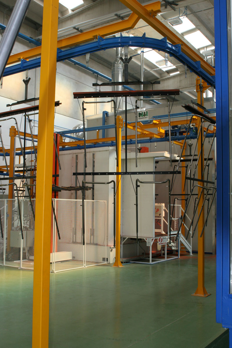 Vista cabina a polveri